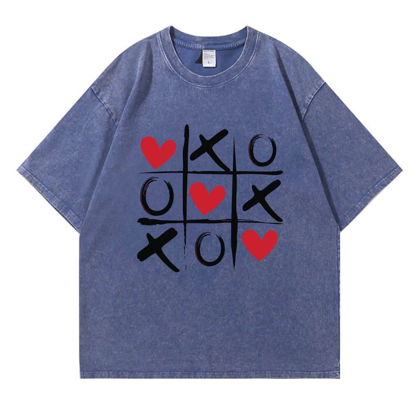 Love Chess Washed T-Shirt PT372