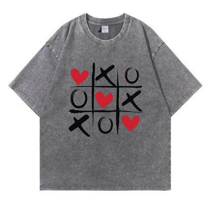 Love Chess Washed T-Shirt PT372