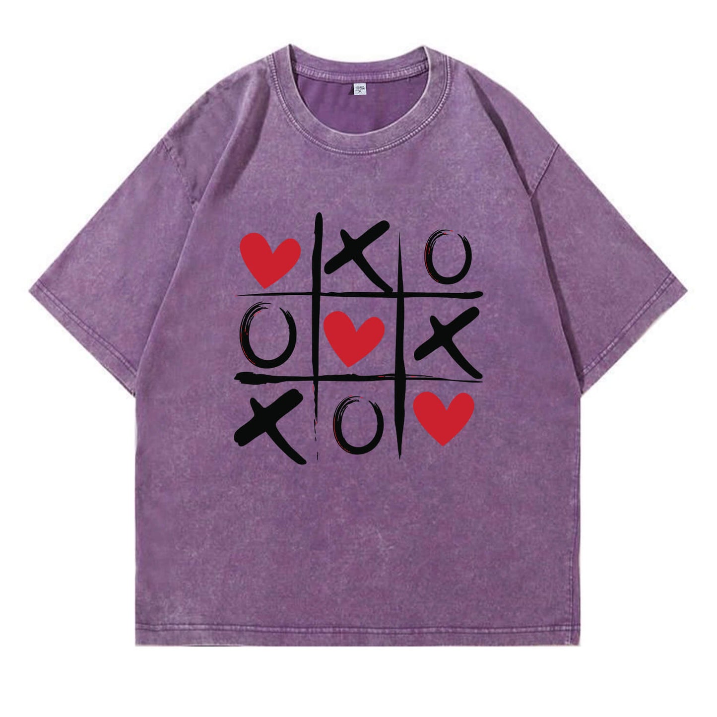 Love Chess Washed T-Shirt PT372