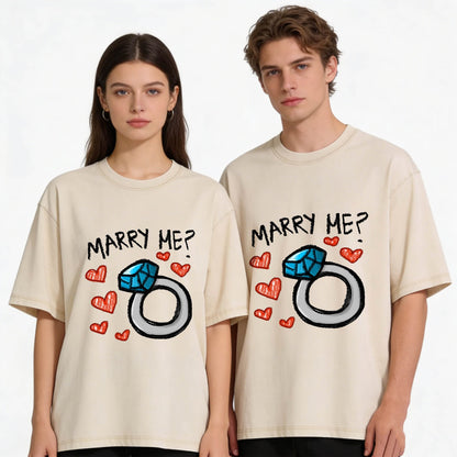 Marry Me Washed T-Shirt PT374