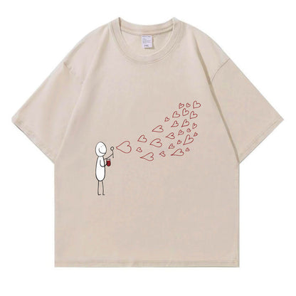 Love Bubbles Washed T-Shirt PT373