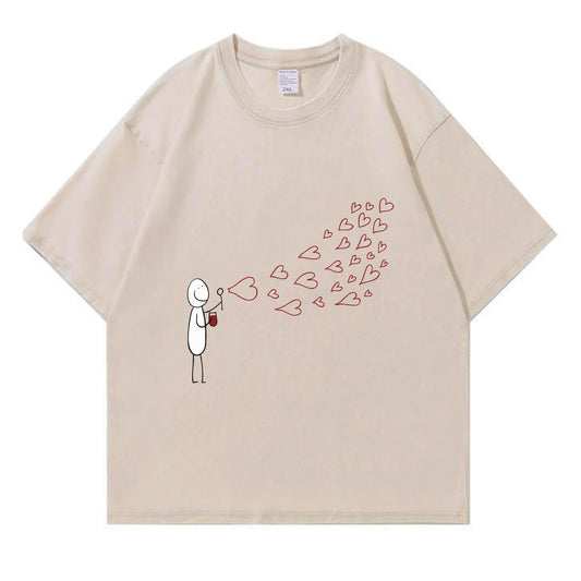 Love Bubbles Washed T-Shirt PT373