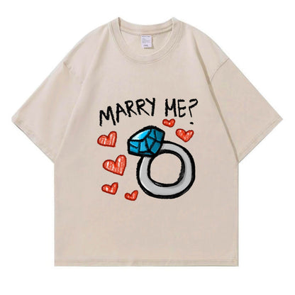 Marry Me Washed T-Shirt PT374