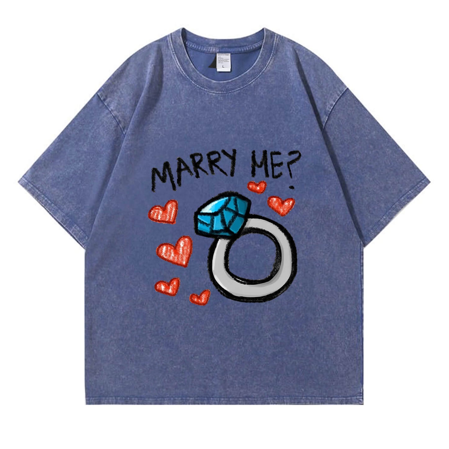 Marry Me Washed T-Shirt PT374