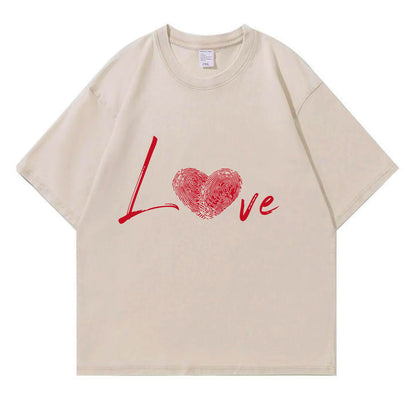 Fingerprint Love Washed T-Shirt PT376