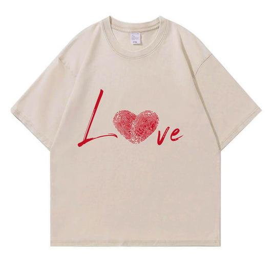 Fingerprint Love Washed T-Shirt PT376