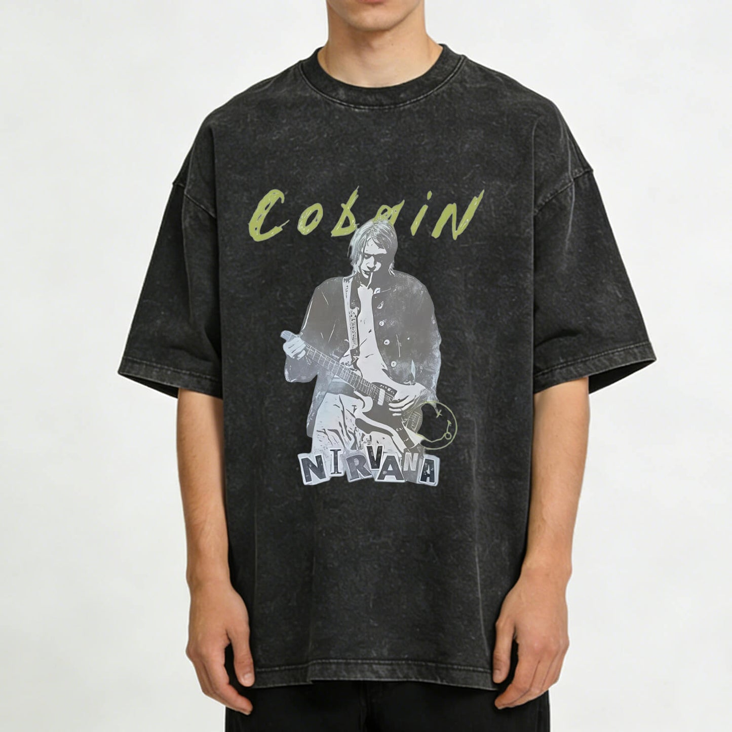 Kurt Cobain Nirvana Vintage Washed T-Shirt PT393