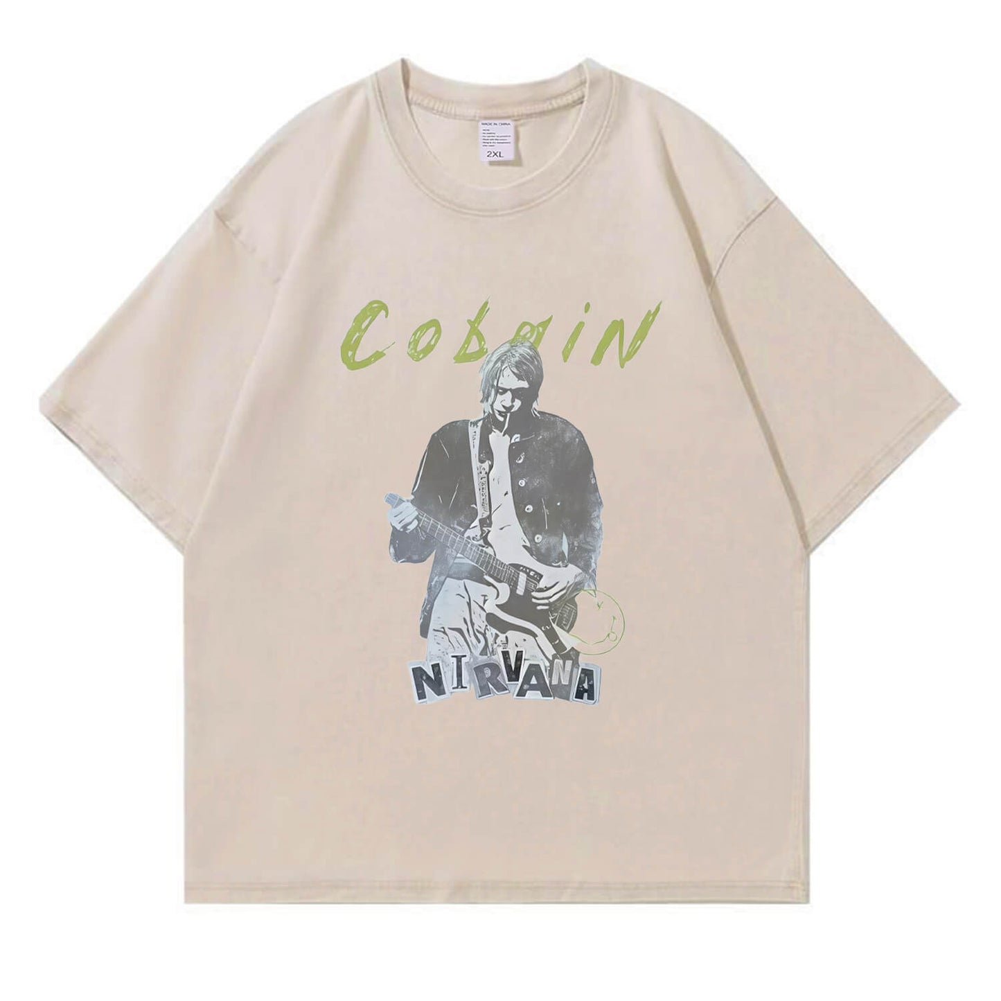 Kurt Cobain Nirvana Vintage Washed T-Shirt PT393