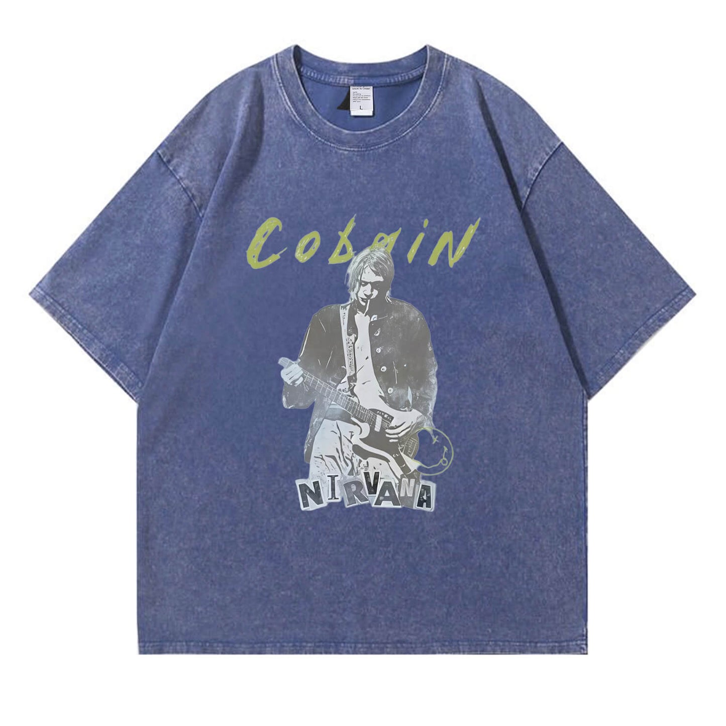 Kurt Cobain Nirvana Vintage Washed T-Shirt PT393