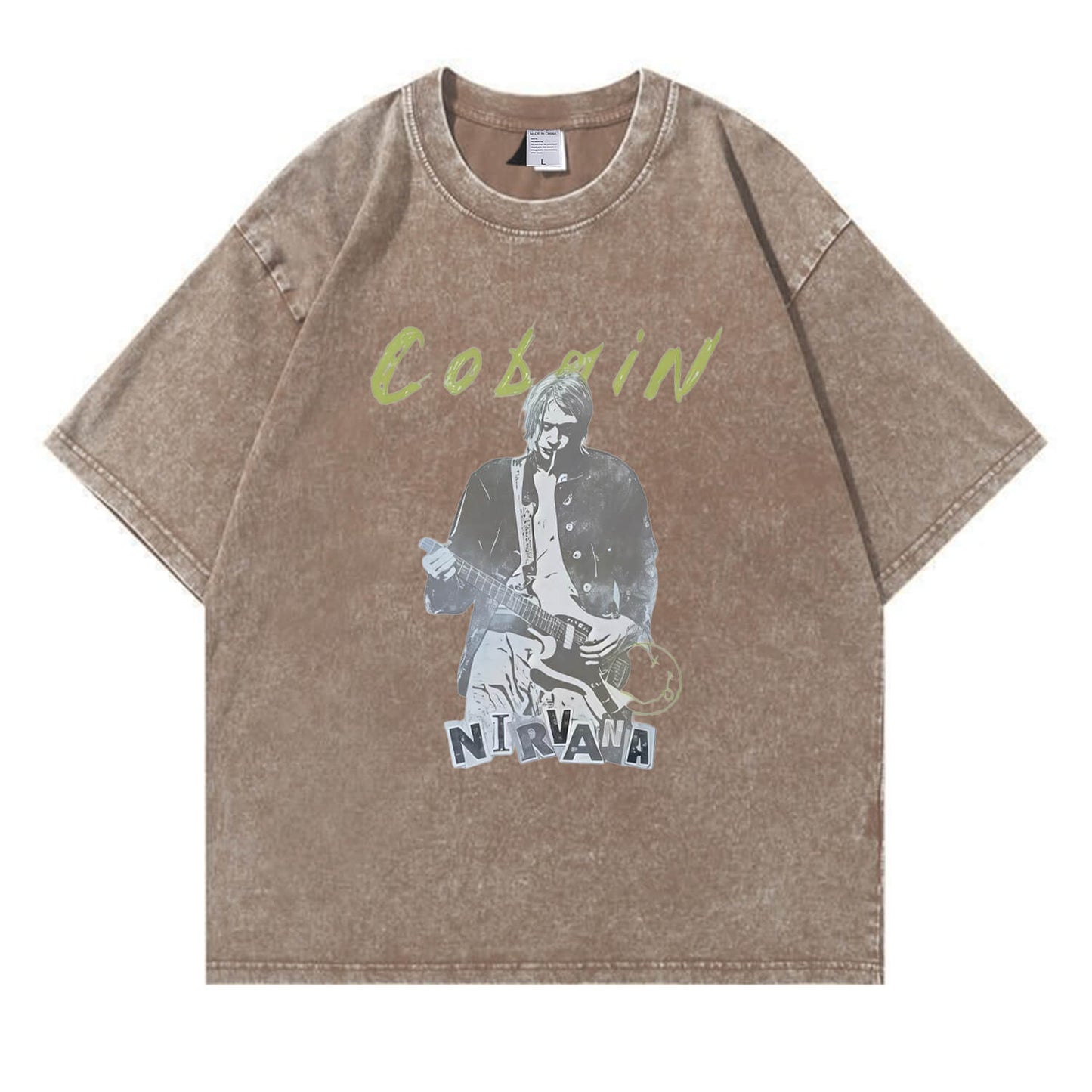 Kurt Cobain Nirvana Vintage Washed T-Shirt PT393