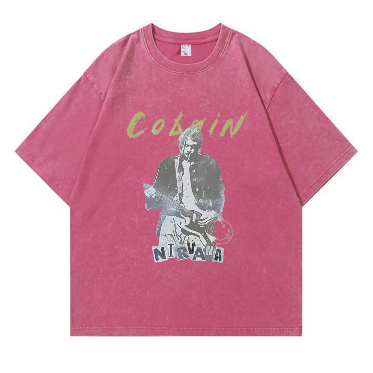 Kurt Cobain Nirvana Vintage Washed T-Shirt PT393