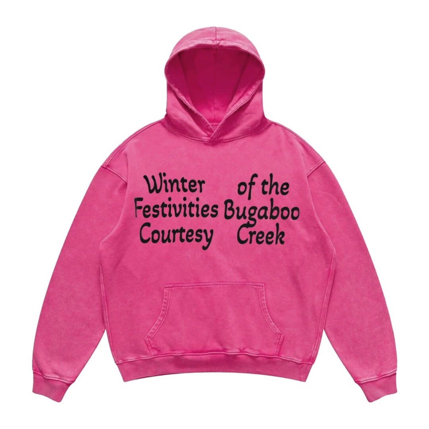 "Winter of the Festivities Bugaboo Courtesy Creek" Washed Hoodie PT395