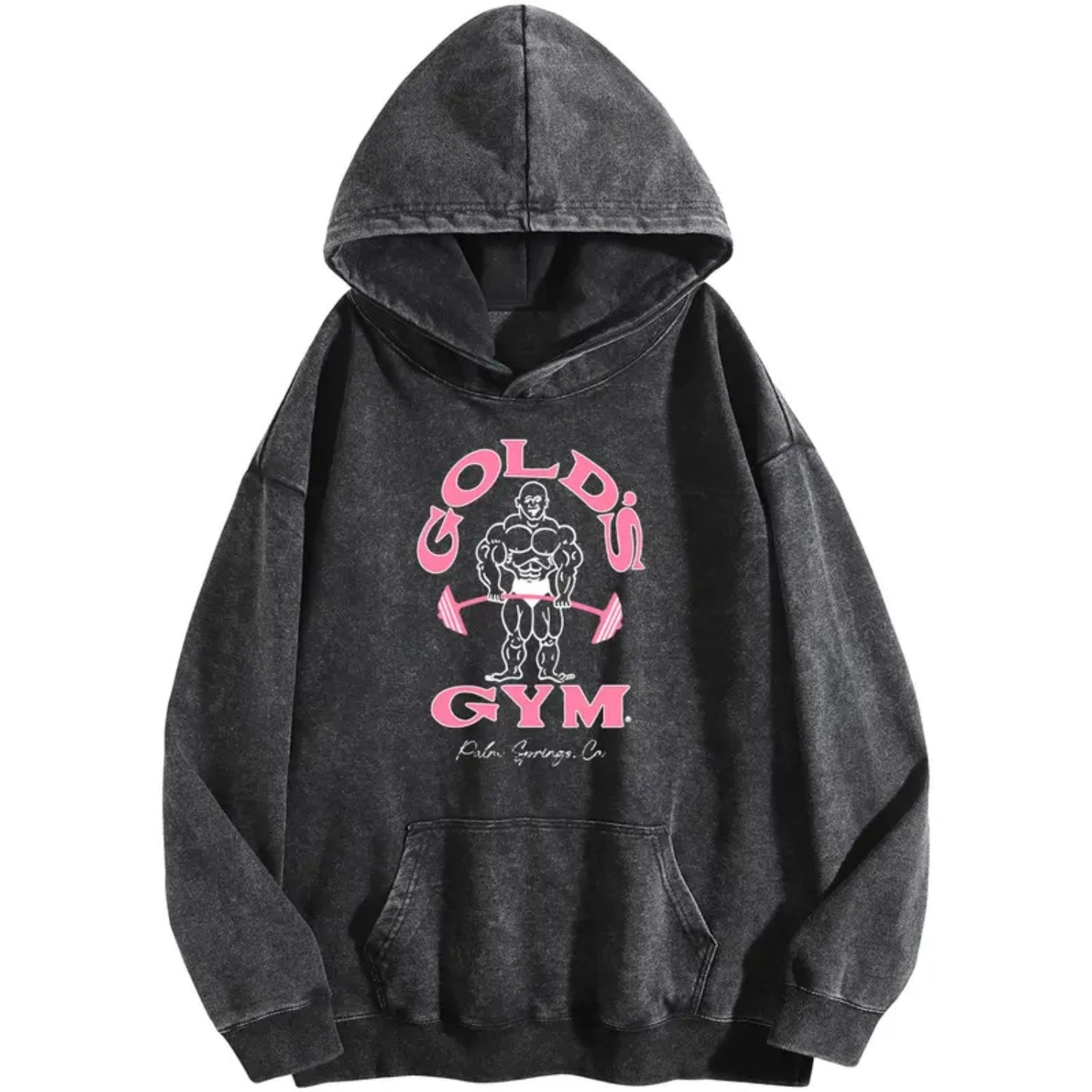 Vintage Gold’s Gym Washed Hoodie PT399