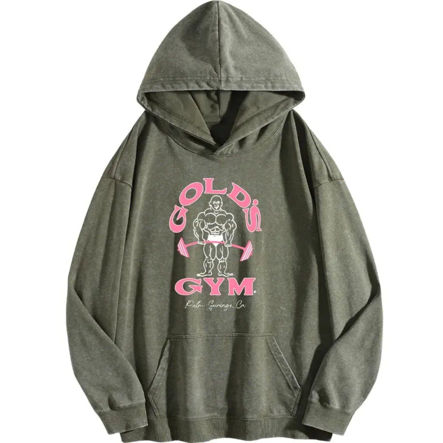 Vintage Gold’s Gym Washed Hoodie PT399