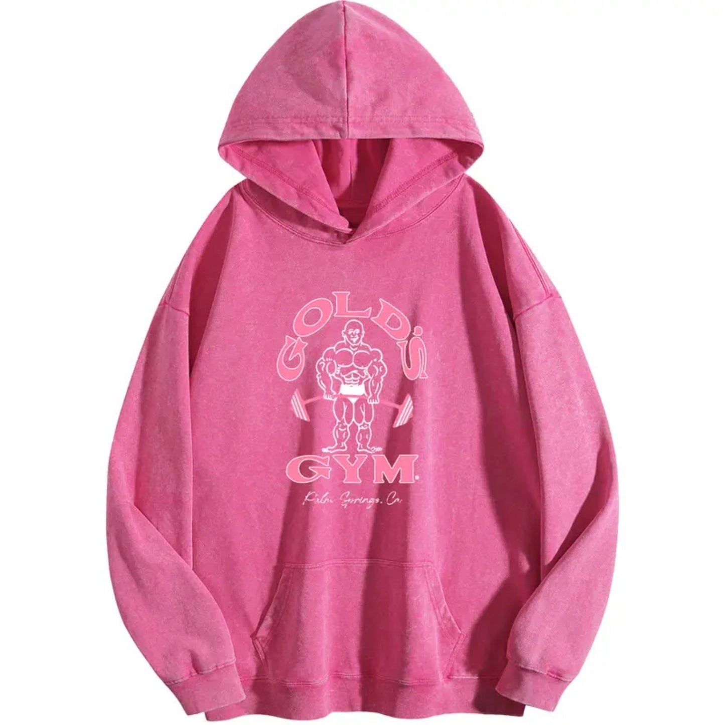 Vintage Gold’s Gym Washed Hoodie PT399
