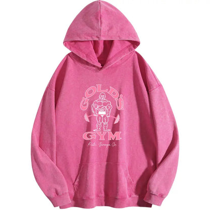 Vintage Gold’s Gym Washed Hoodie PT399