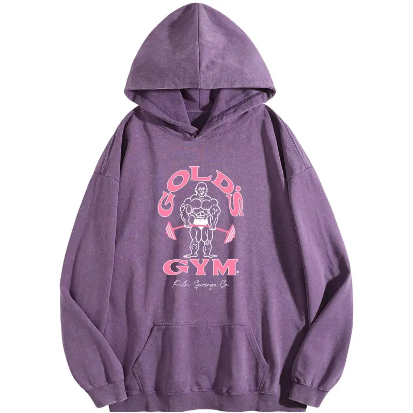 Vintage Gold’s Gym Washed Hoodie PT399