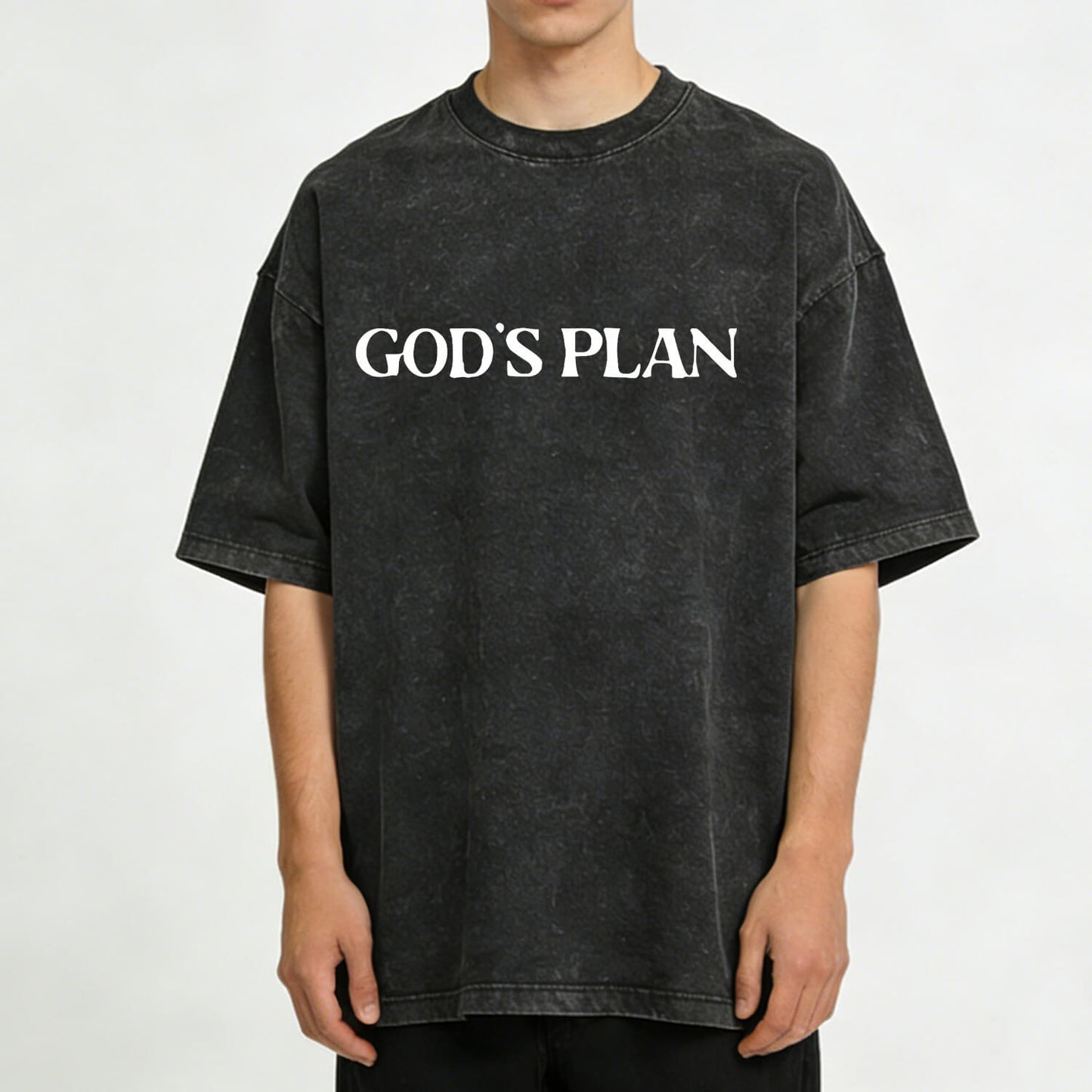 God's Plan Washed T-Shirt PT401