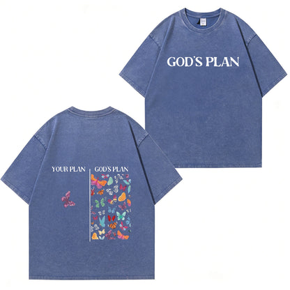 God's Plan Washed T-Shirt PT401