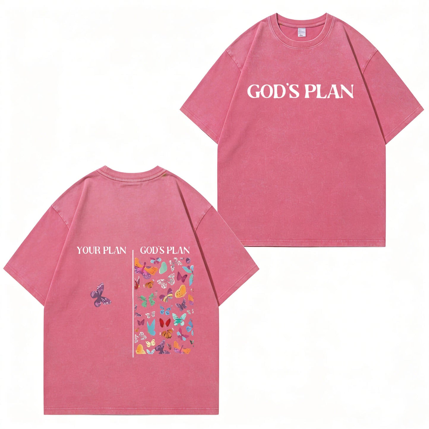 God's Plan Washed T-Shirt PT401