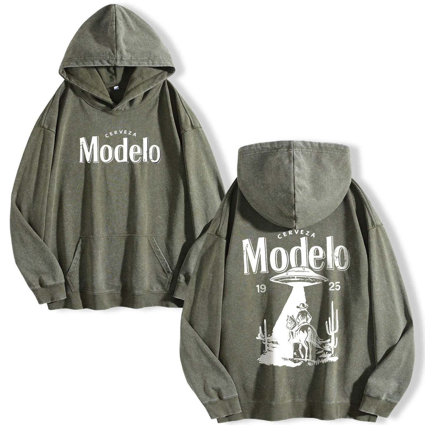 Cerveza Modelo 1925 Washed Hoodie PT402
