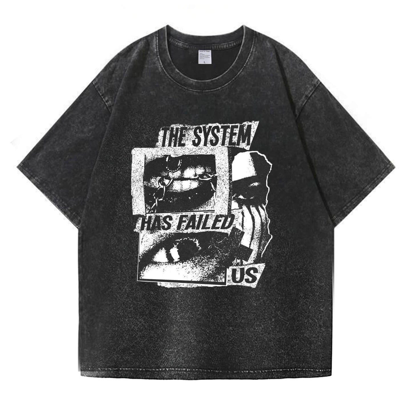 The System Has Failed Us Washed T-Shirt PT406
