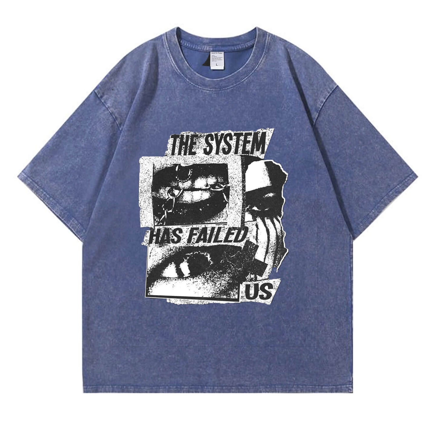 The System Has Failed Us Washed T-Shirt PT406