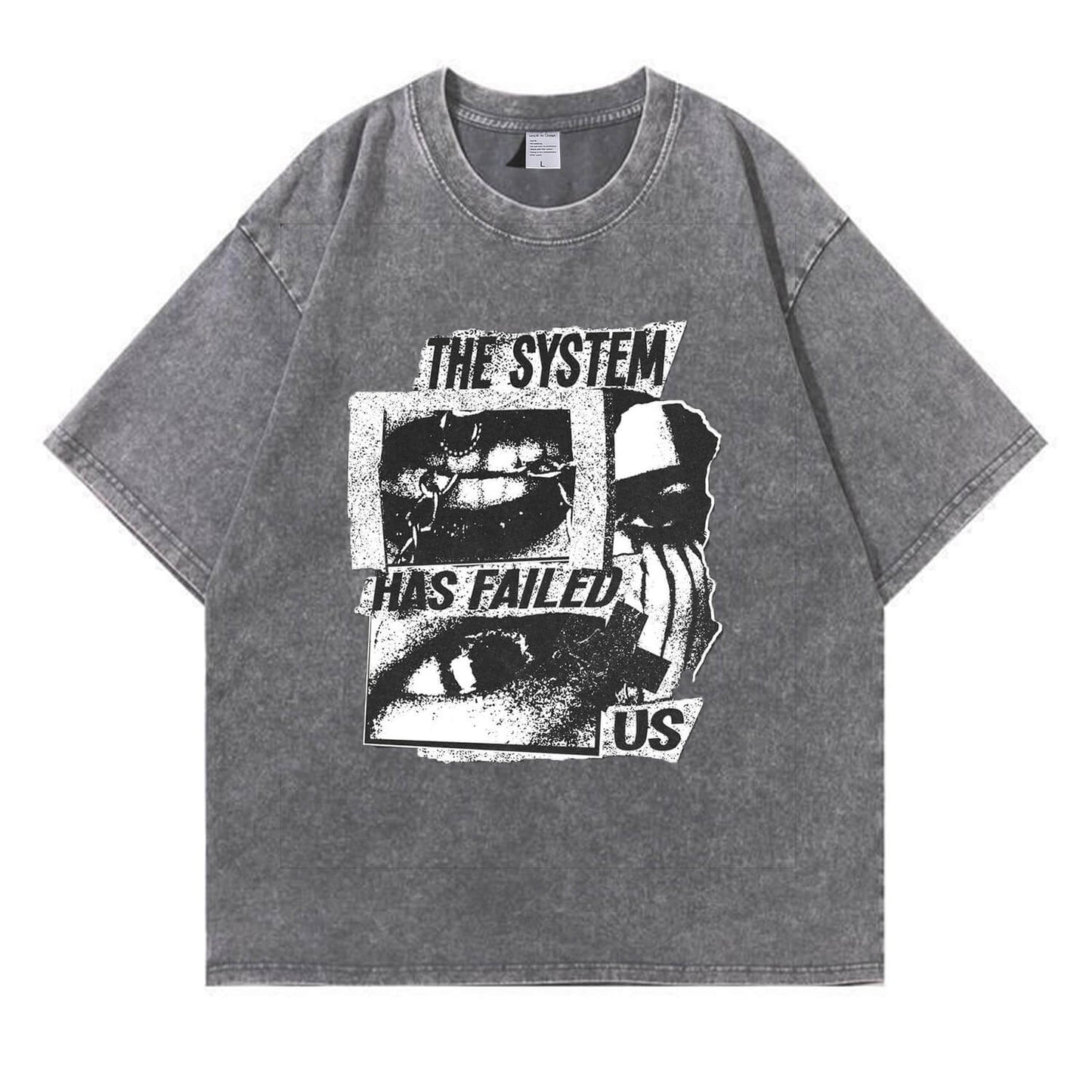 The System Has Failed Us Washed T-Shirt PT406