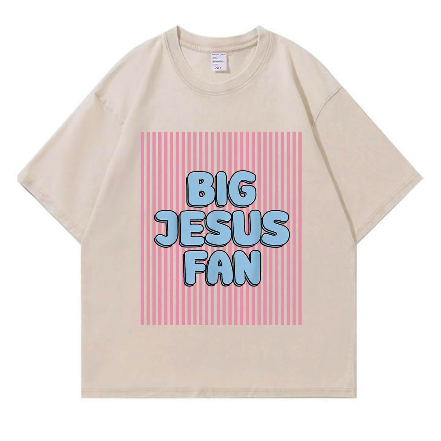 Big Jesus Fan ウォッシュドTシャツ PT416