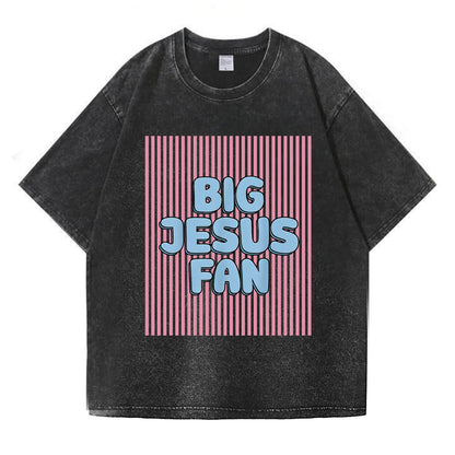 Big Jesus Fan ウォッシュドTシャツ PT416