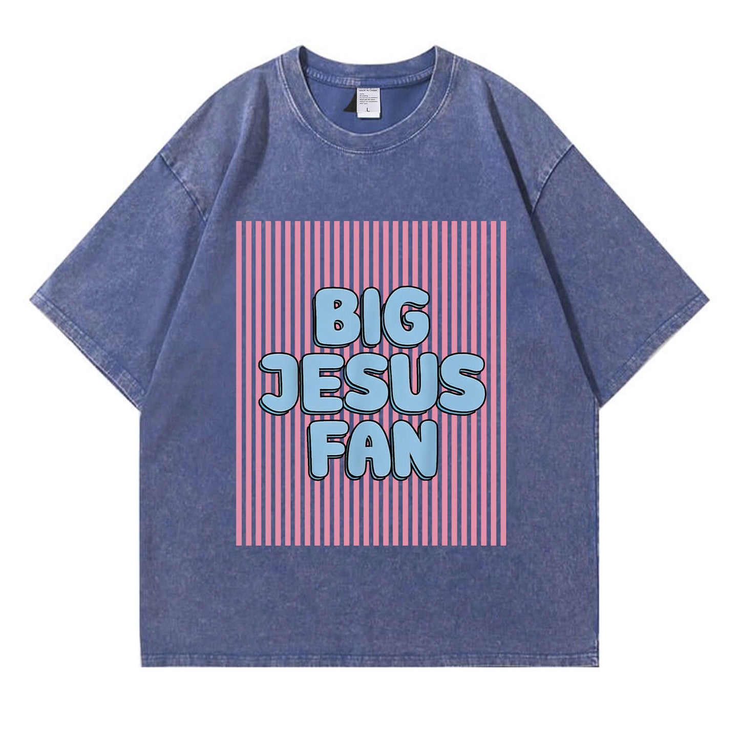 Big Jesus Fan ウォッシュドTシャツ PT416