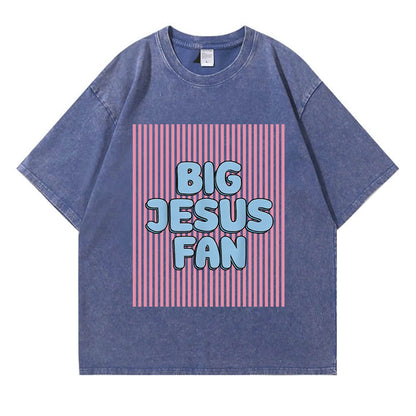 Big Jesus Fan ウォッシュドTシャツ PT416