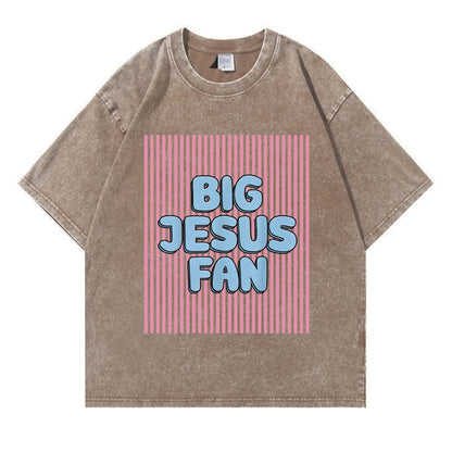 Big Jesus Fan ウォッシュドTシャツ PT416