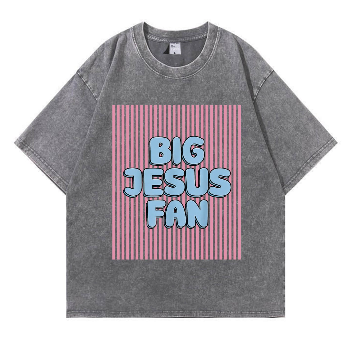 Big Jesus Fan ウォッシュドTシャツ PT416