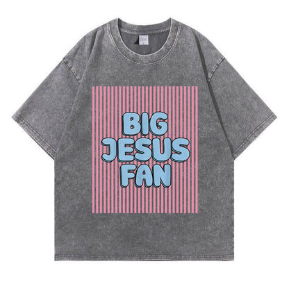 Big Jesus Fan ウォッシュドTシャツ PT416
