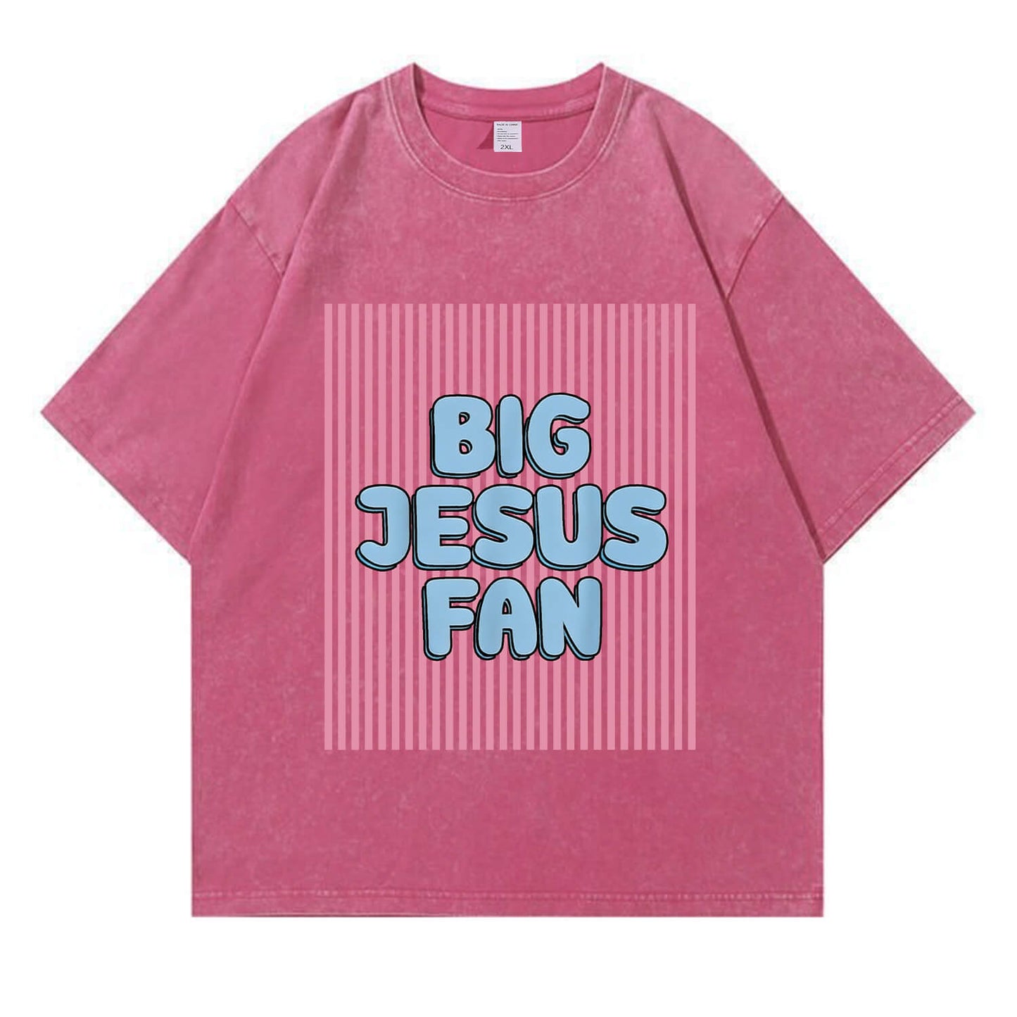 Big Jesus Fan ウォッシュドTシャツ PT416