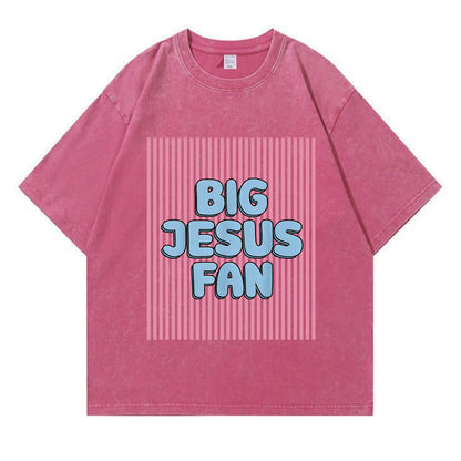 Big Jesus Fan ウォッシュドTシャツ PT416