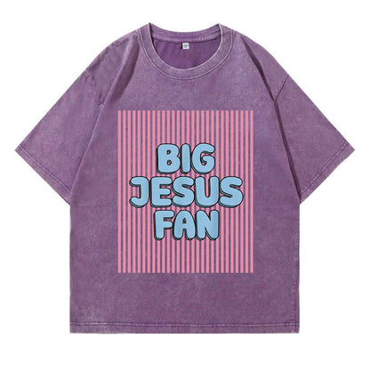 Big Jesus Fan ウォッシュドTシャツ PT416