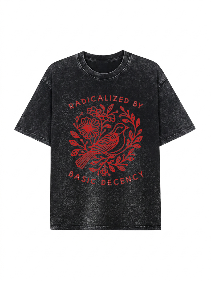 Pigeon That Was Moved Washed T-Shirt PT453