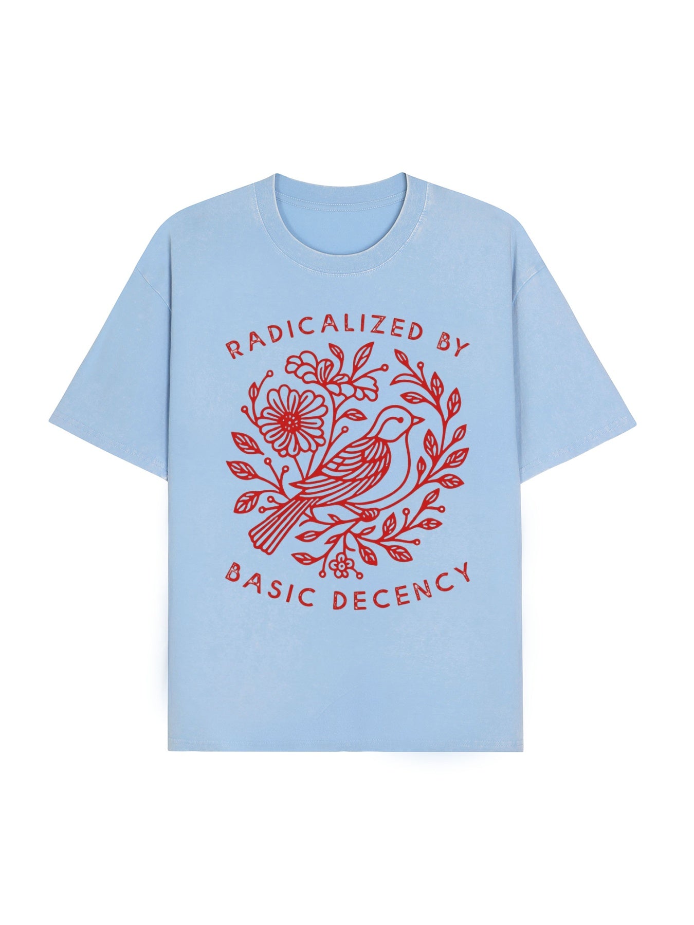 Pigeon That Was Moved Washed T-Shirt PT453