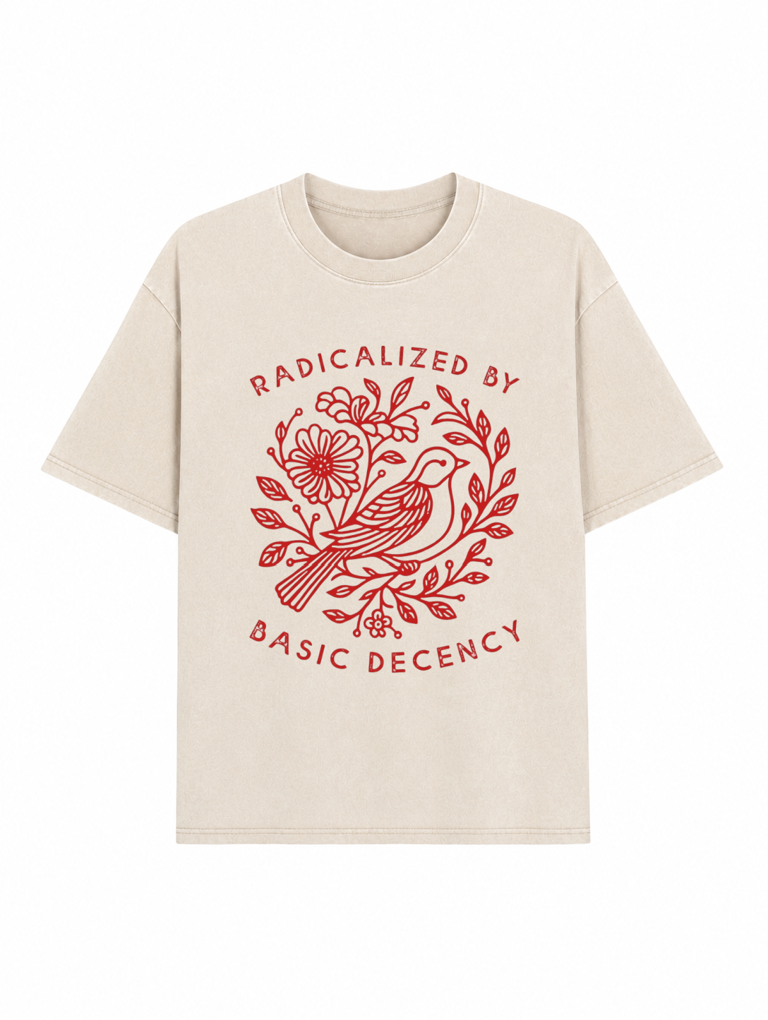 Pigeon That Was Moved Washed T-Shirt PT453