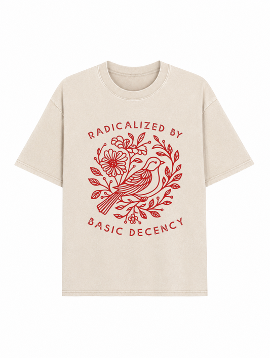 Pigeon That Was Moved Washed T-Shirt PT453