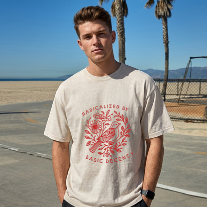 Pigeon That Was Moved Washed T-Shirt PT453