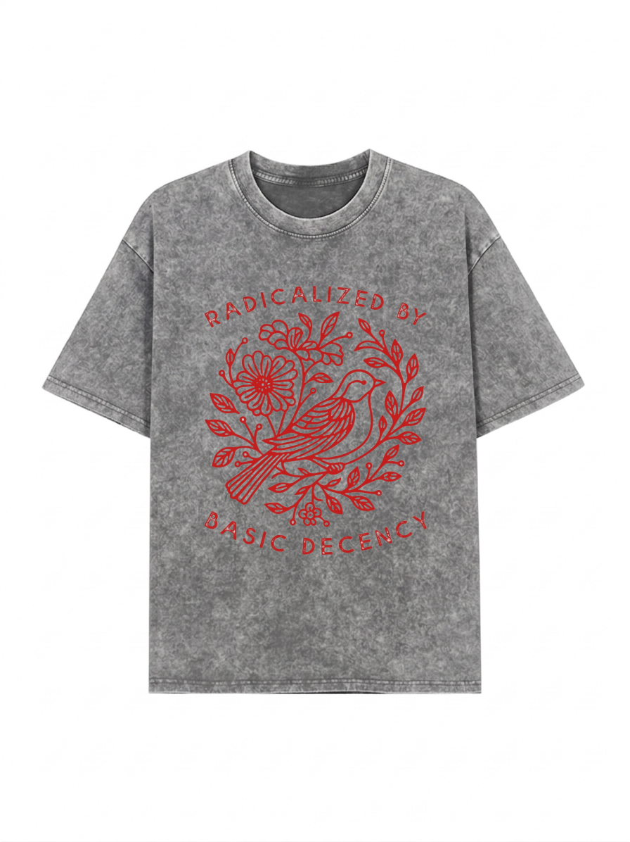 Pigeon That Was Moved Washed T-Shirt PT453