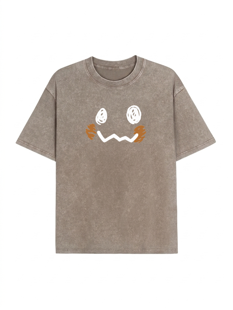 Pocket Monsters Oversized Washed Tee Unisex Streetwear PT436