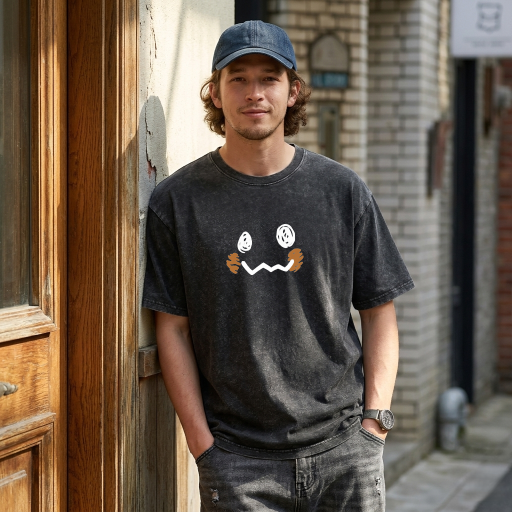 Pocket Monsters Oversized Washed Tee Unisex Streetwear PT436