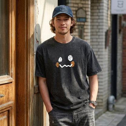 Pocket Monsters Oversized Washed Tee Unisex Streetwear PT436