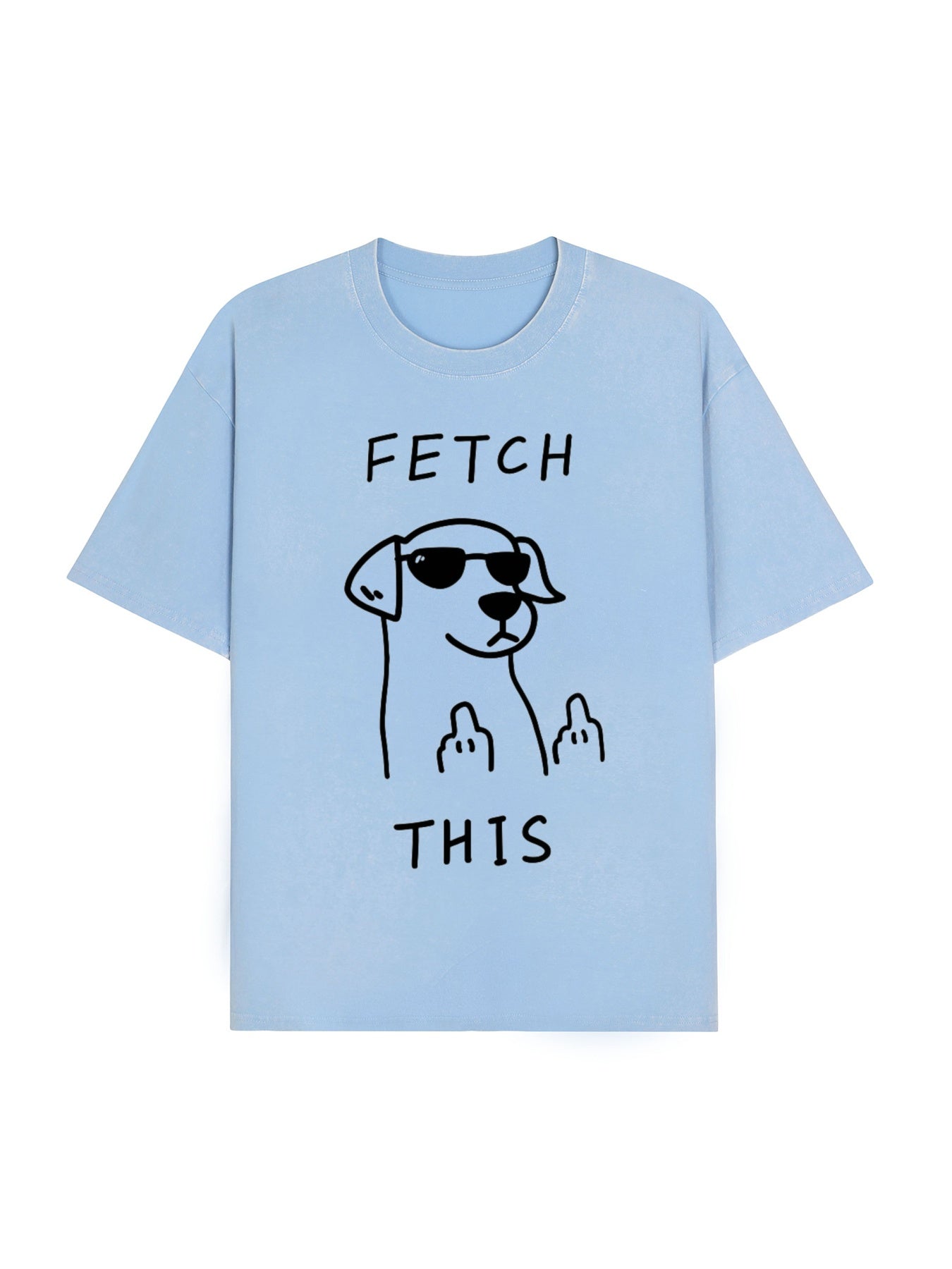 Rebellious Dog Washed T-Shirt PT438