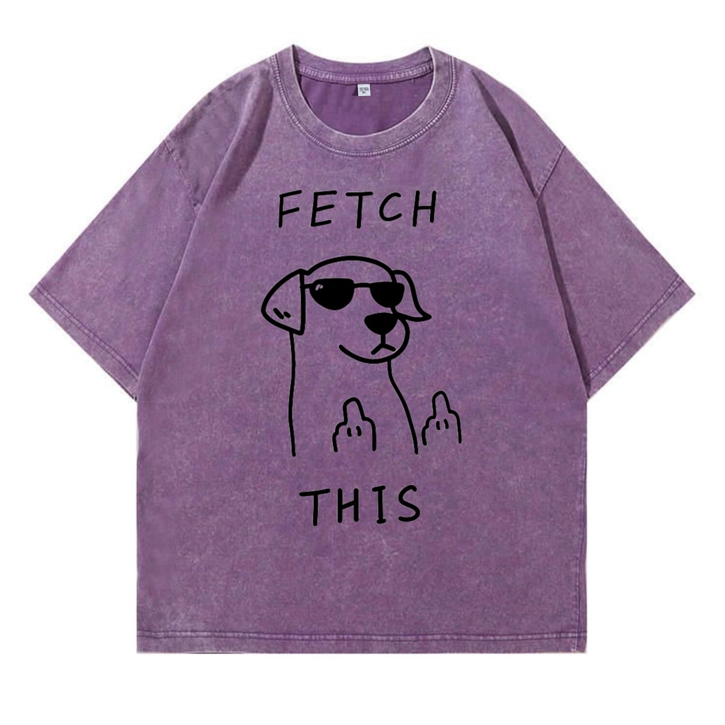 Rebellious Dog Washed T-Shirt PT438