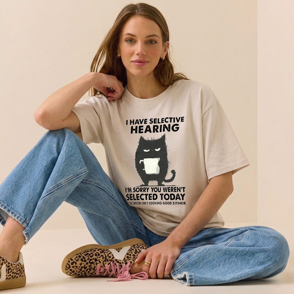 Selective Hearing Washed T-Shirt PT454